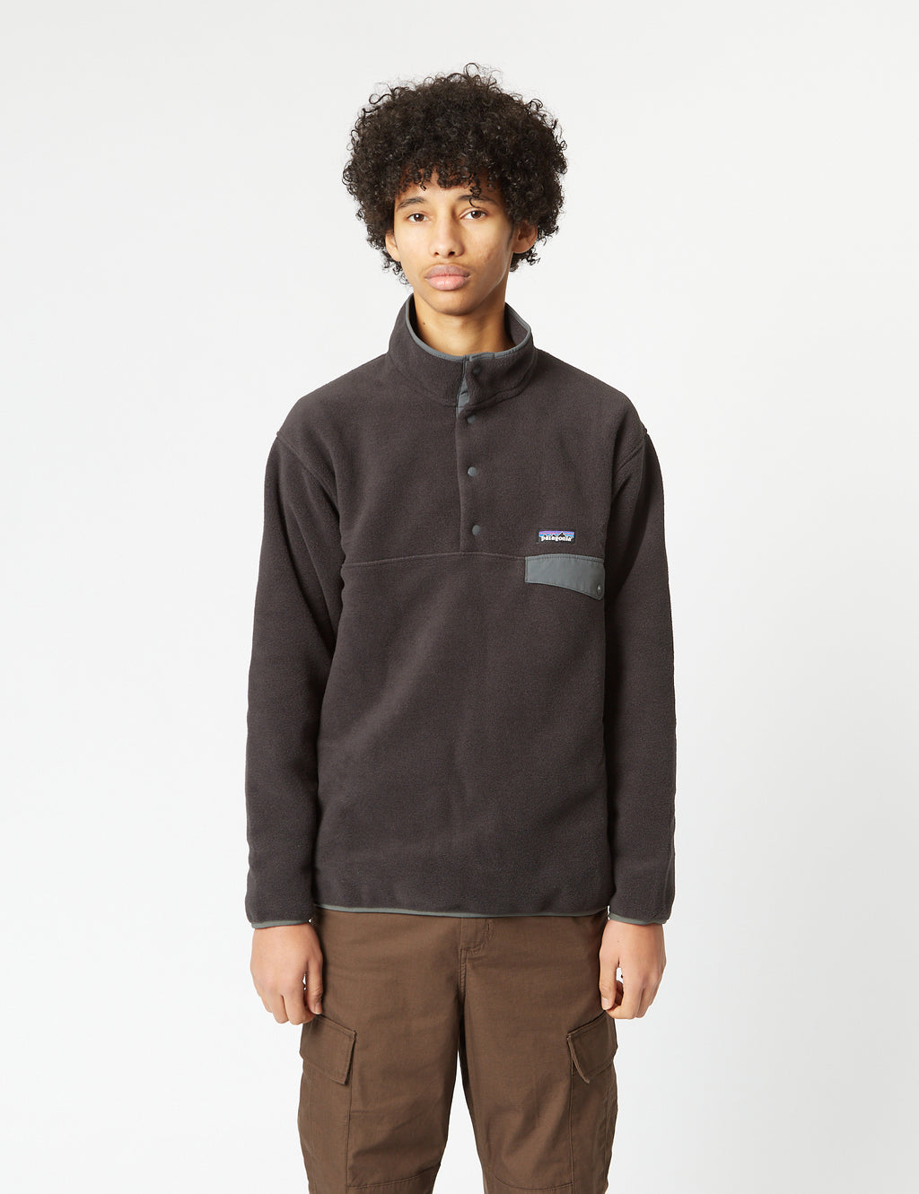 コンディションpatagonia 18aw シンチラ スナップT ブラック