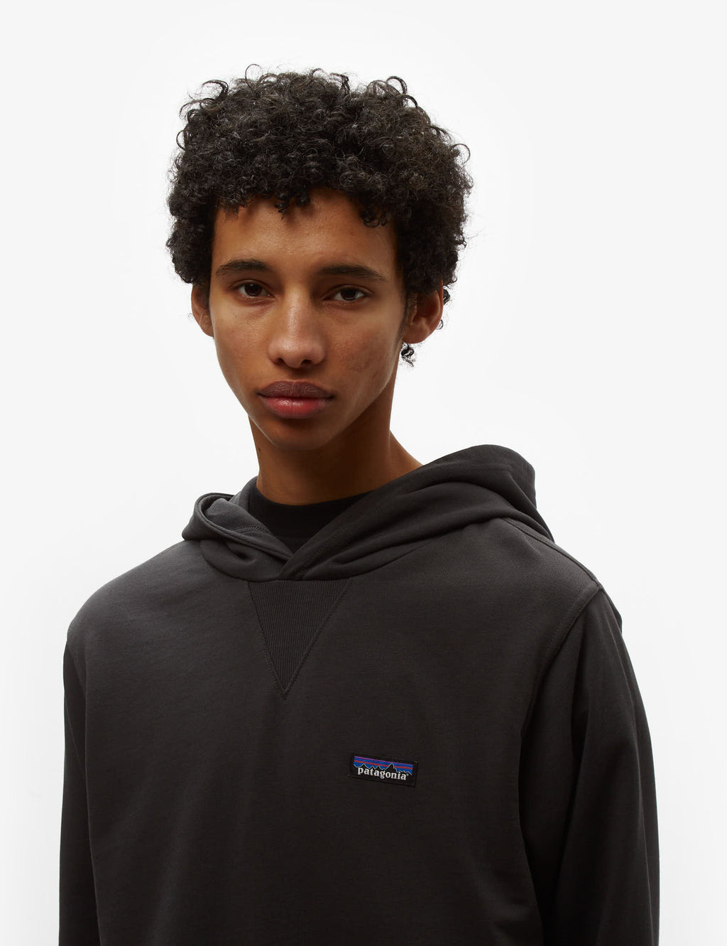 Black patagonia deals hoodie