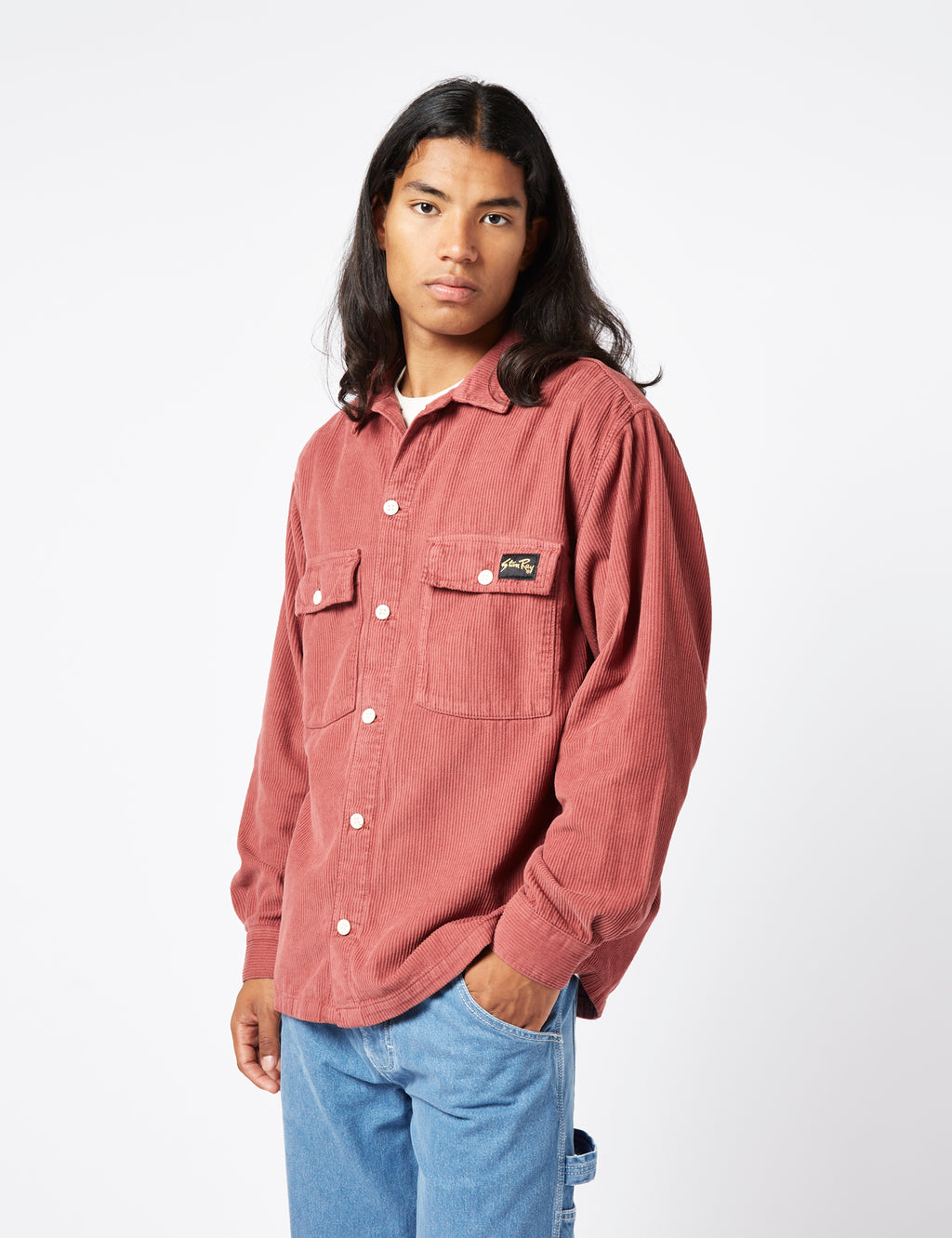 Stan Ray CPO Shirt (Cord) - Cranberry Red I Urban Excess. – URBAN