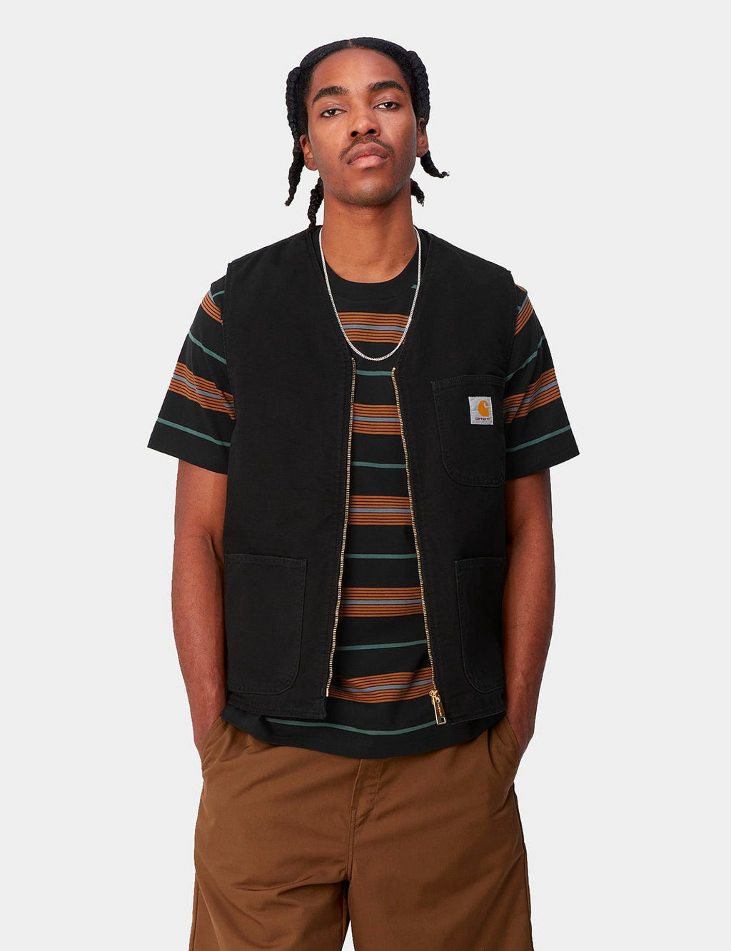 Carhartt utility hotsell vest black