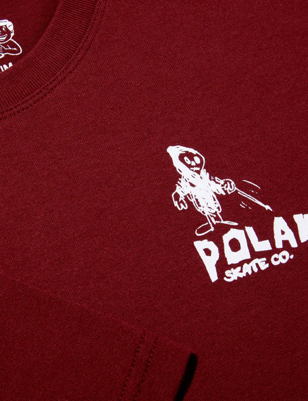 Polar Skate Co. Reaper T-Shirt - Wine Red