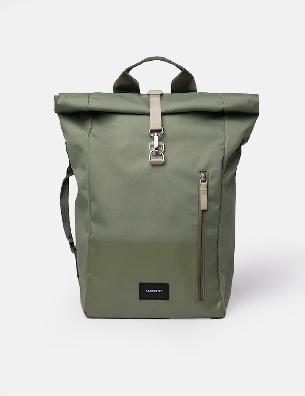 Sandqvist Dante 2.0 Rolltop Backpack Vegan Clover Green I