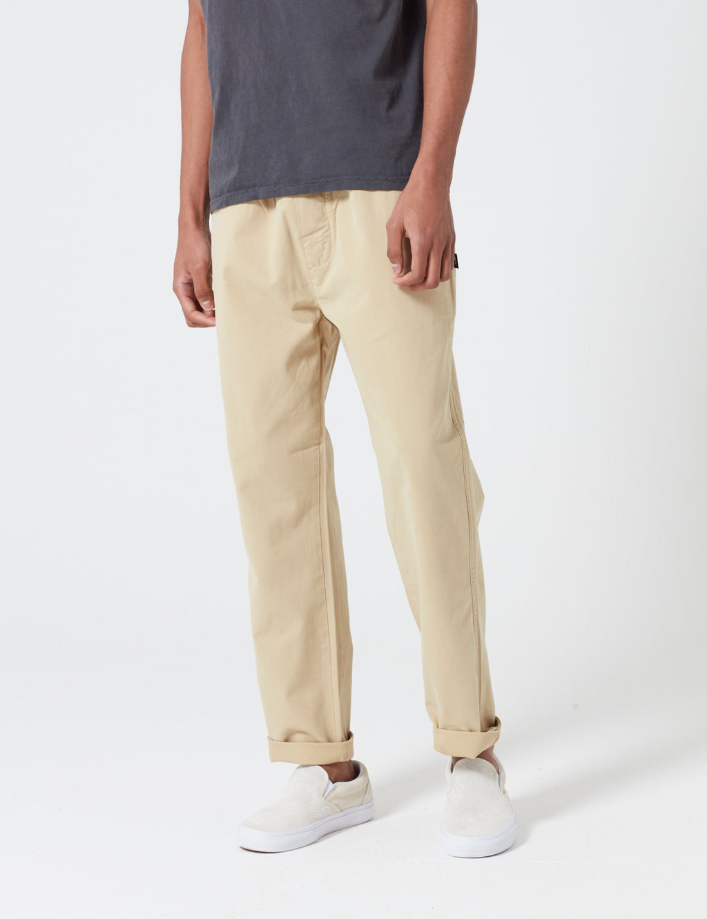 Stussy Brushed Beach Pant - Khaki | URBAN EXCESS.