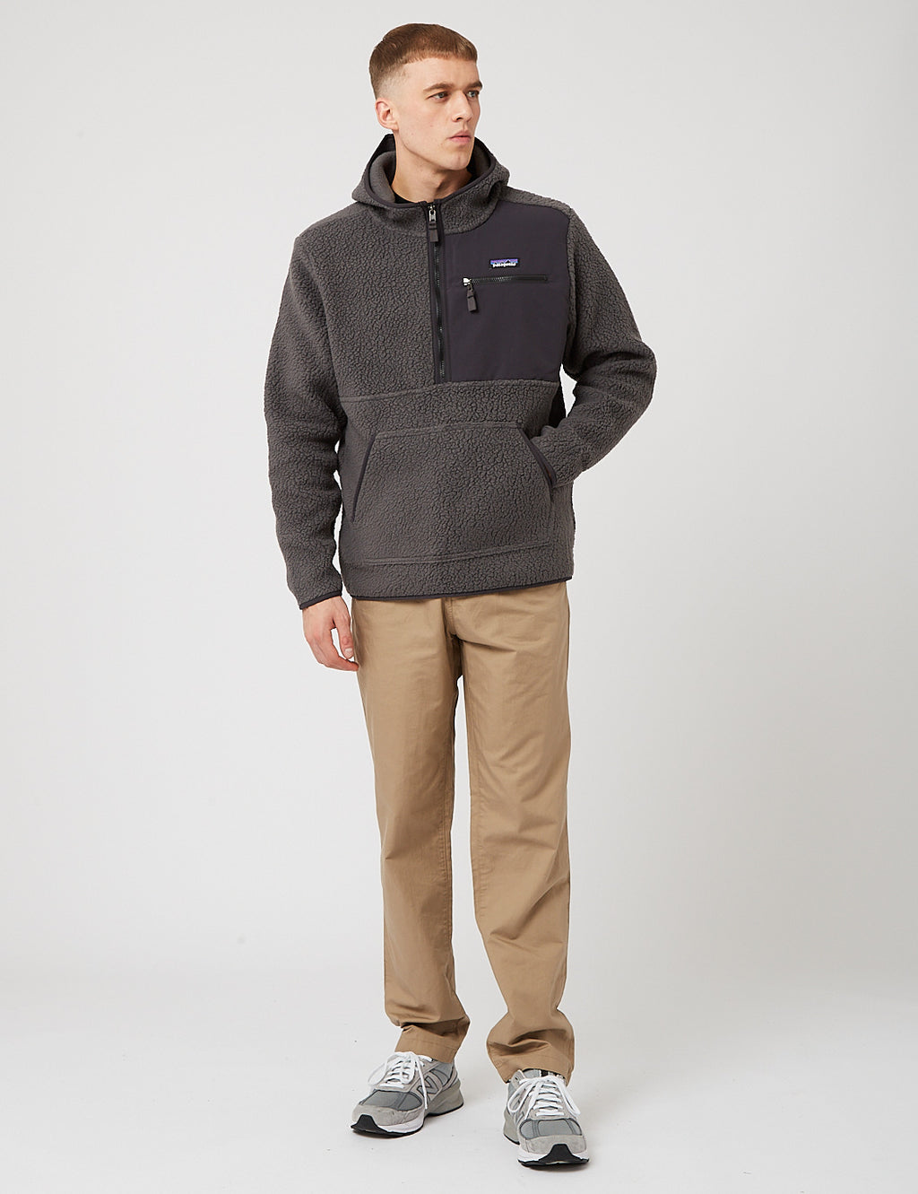 Patagonia Retro Pile Pullover Fleece Jacket - Forge Grey