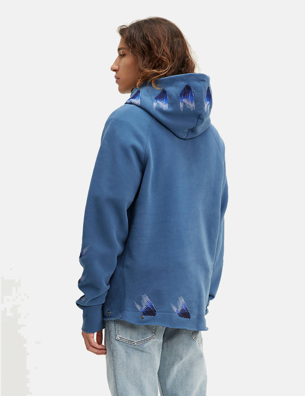 Levis shop unhemmed hoodie