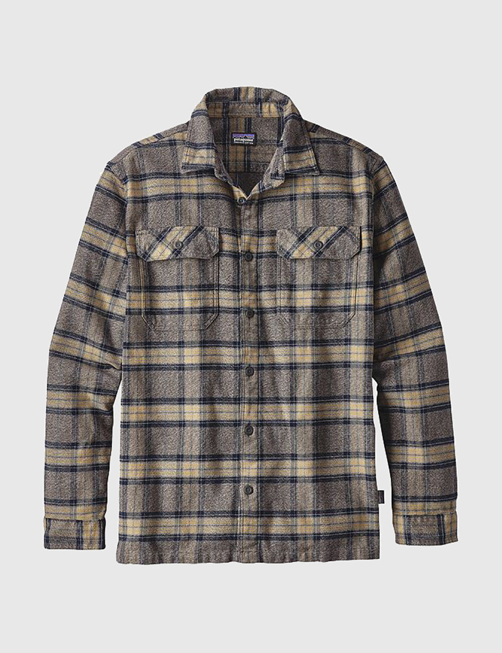 Patagonia fjord flannel forge grey on sale