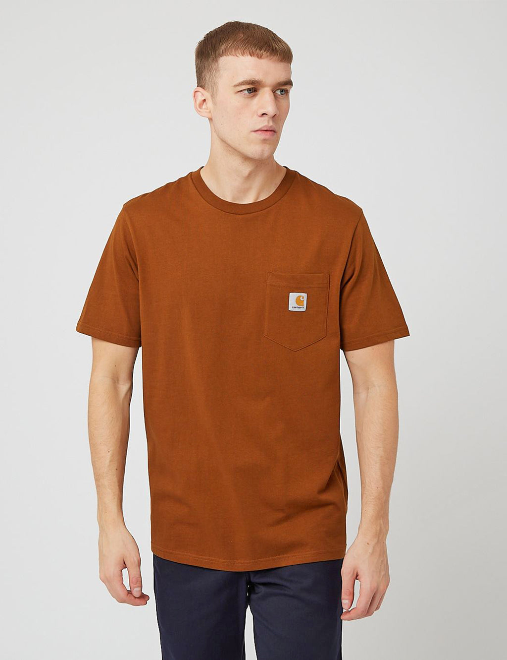 Carhartt-WIPポケットTシャツ-タウニーブラウン|URBAN EXCESS。