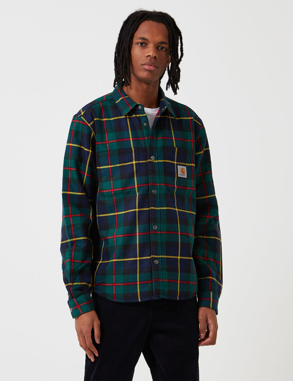 Carhartt-WIP Raynor Shirt Jacket - Raynor Check/Cedar Green