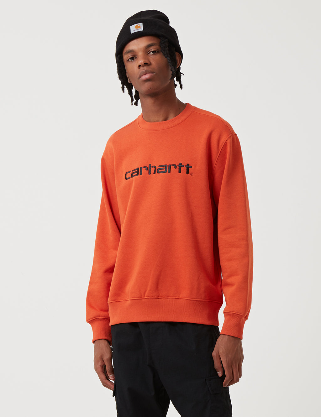 Carhartt sweatshirt orange hotsell