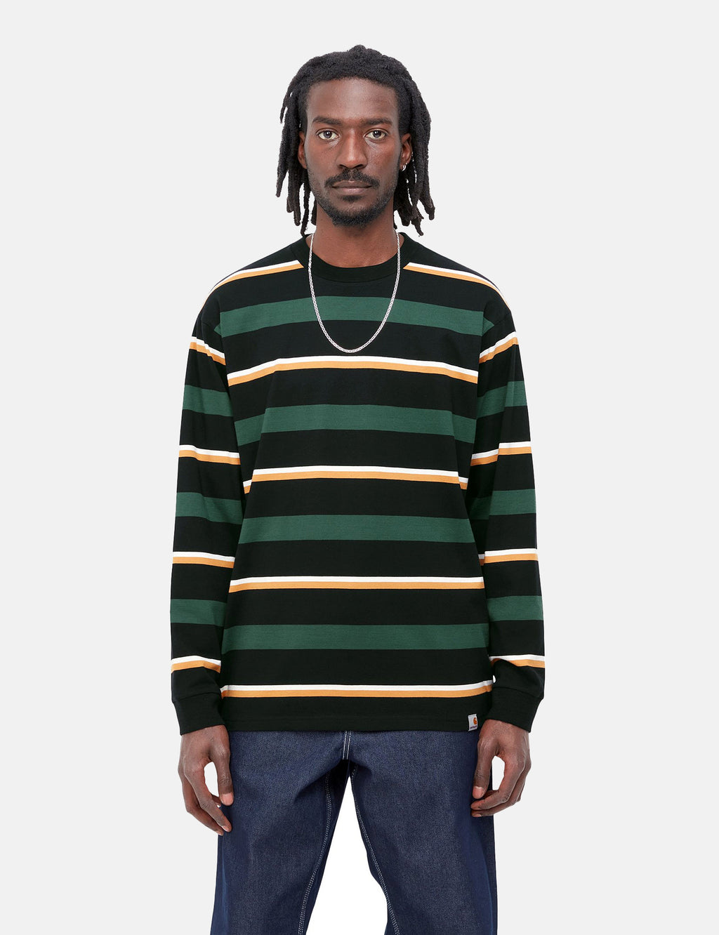 Carhartt t shirt striped best sale