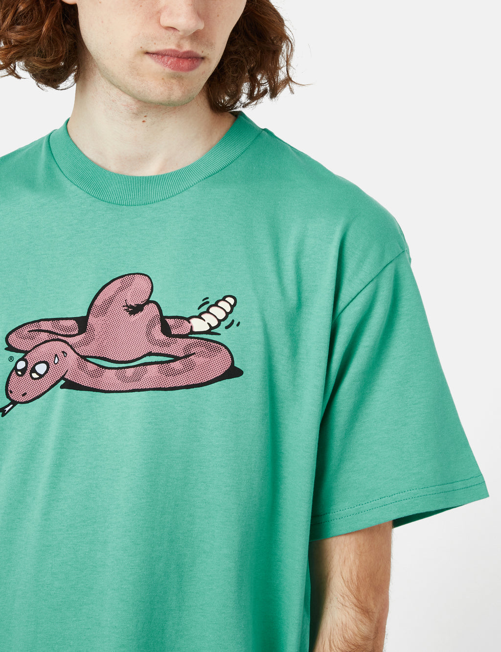 Carhartt Wip Snek T Shirt Organic Aqua Green I Urban Excess