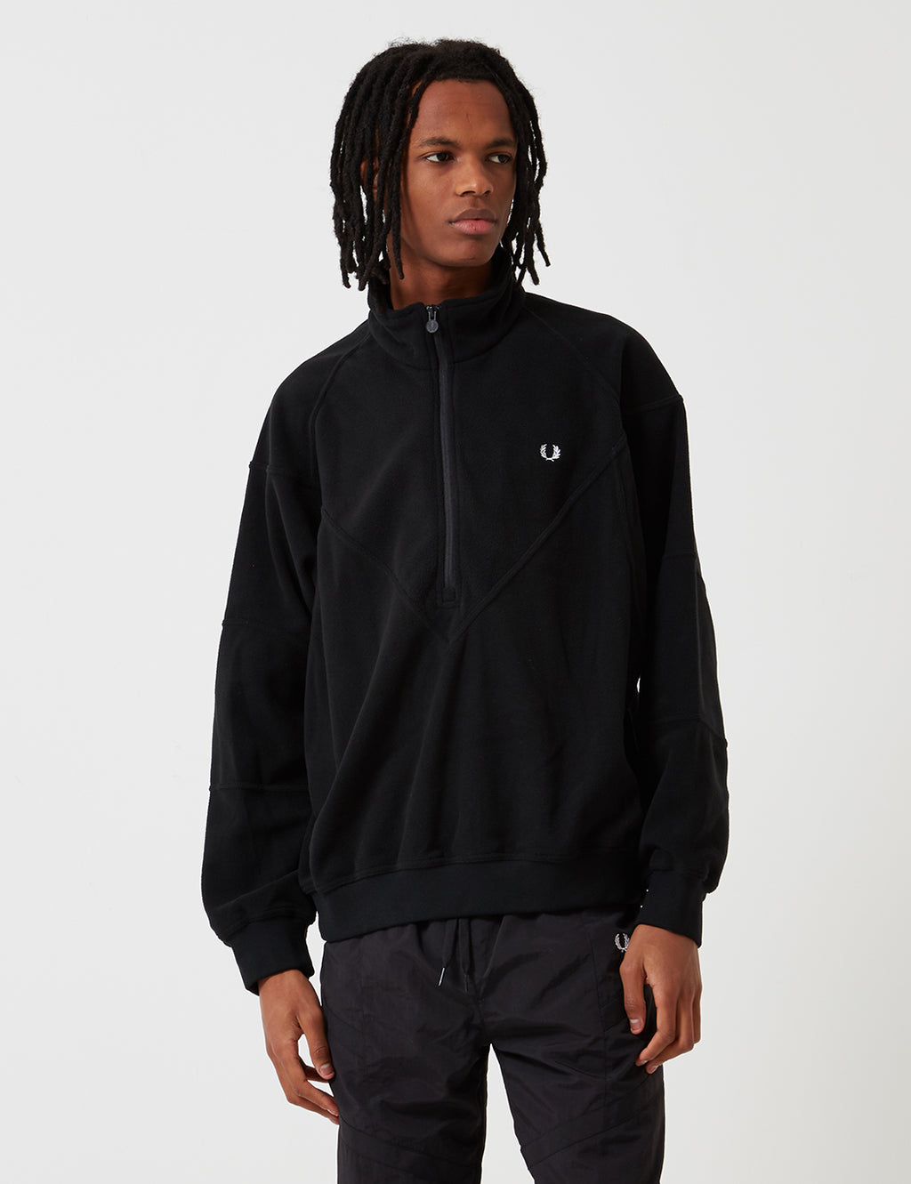 Fred perry half hot sale zip fleece