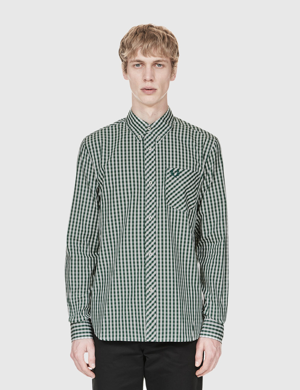 Fred perry 2024 gingham shirt