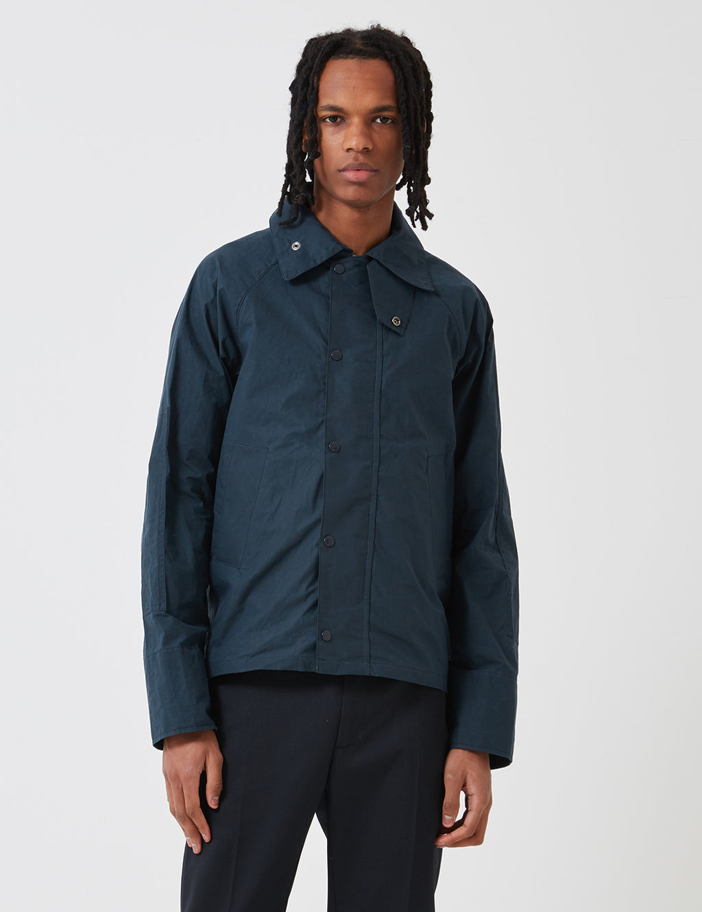 Barbour x Engineered Garments Unlined Graham - Navy | URBAN EXCESS.