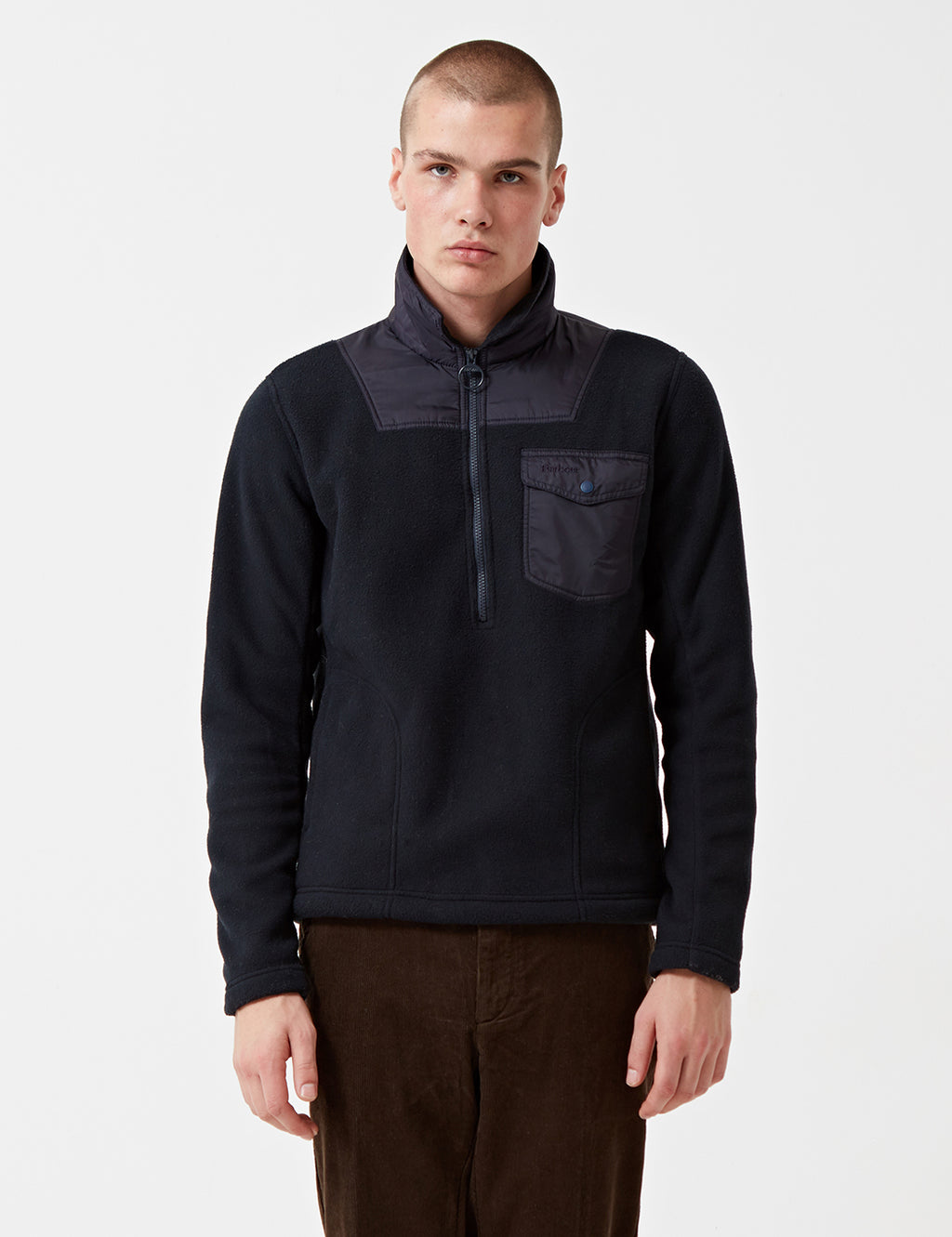 Barbour Fairmond Fleece Jacket Navy URBAN EXCESS