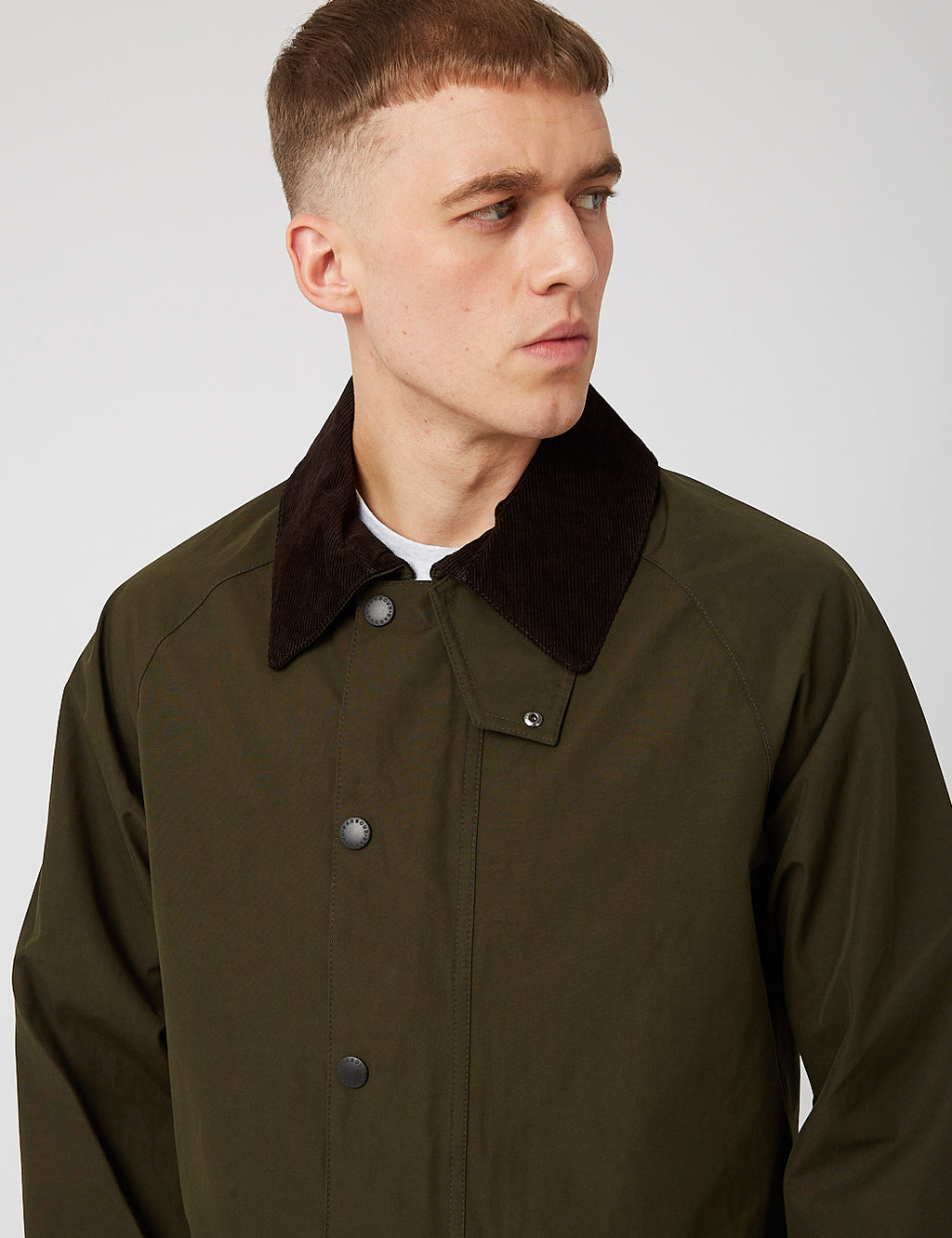 Barbour Waterproof Slim Burghley Jacket - Sage Green | URBAN EXCESS.