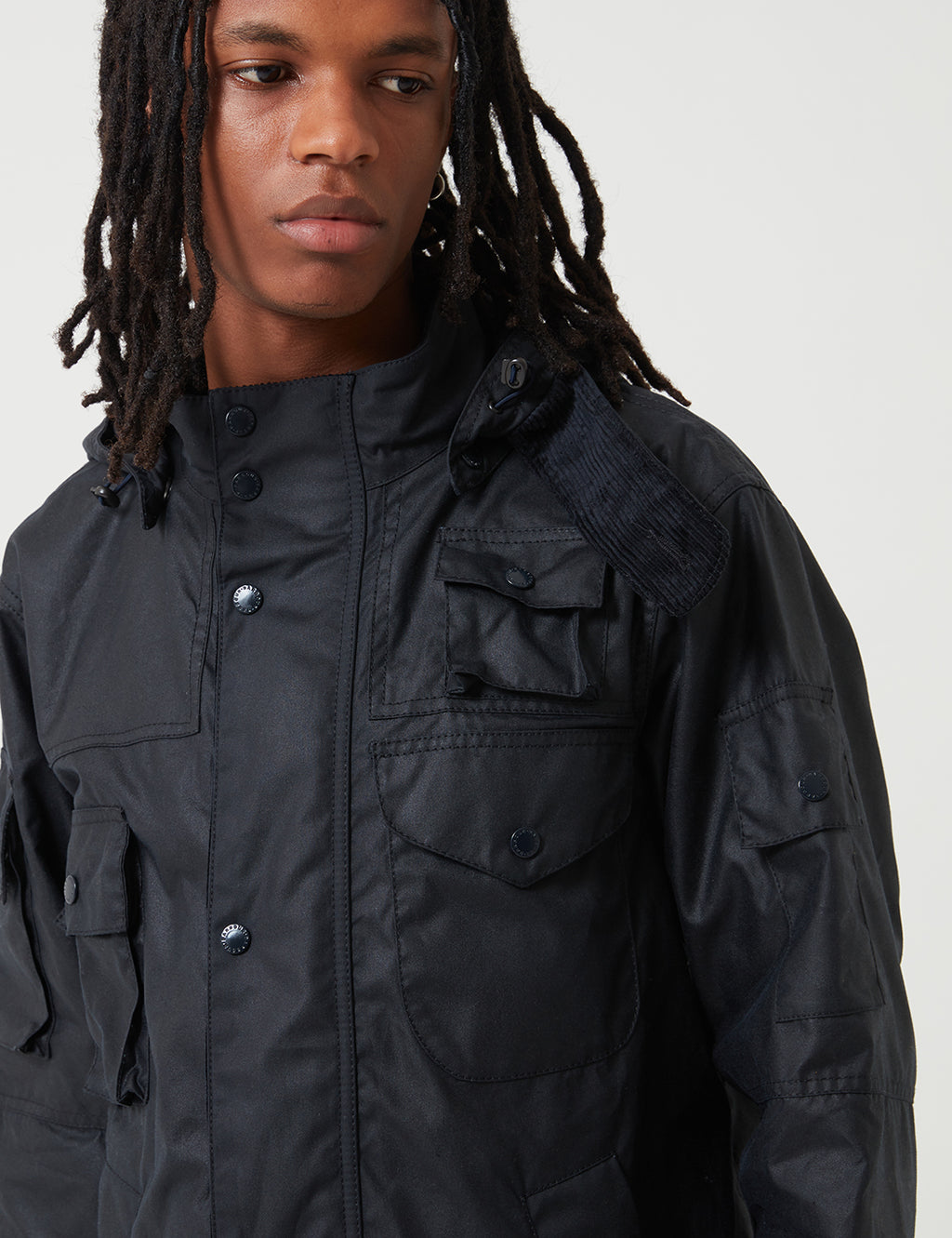 Barbour x Engineered Garments Cowen Jacket - Navy | URBAN EXCESS.