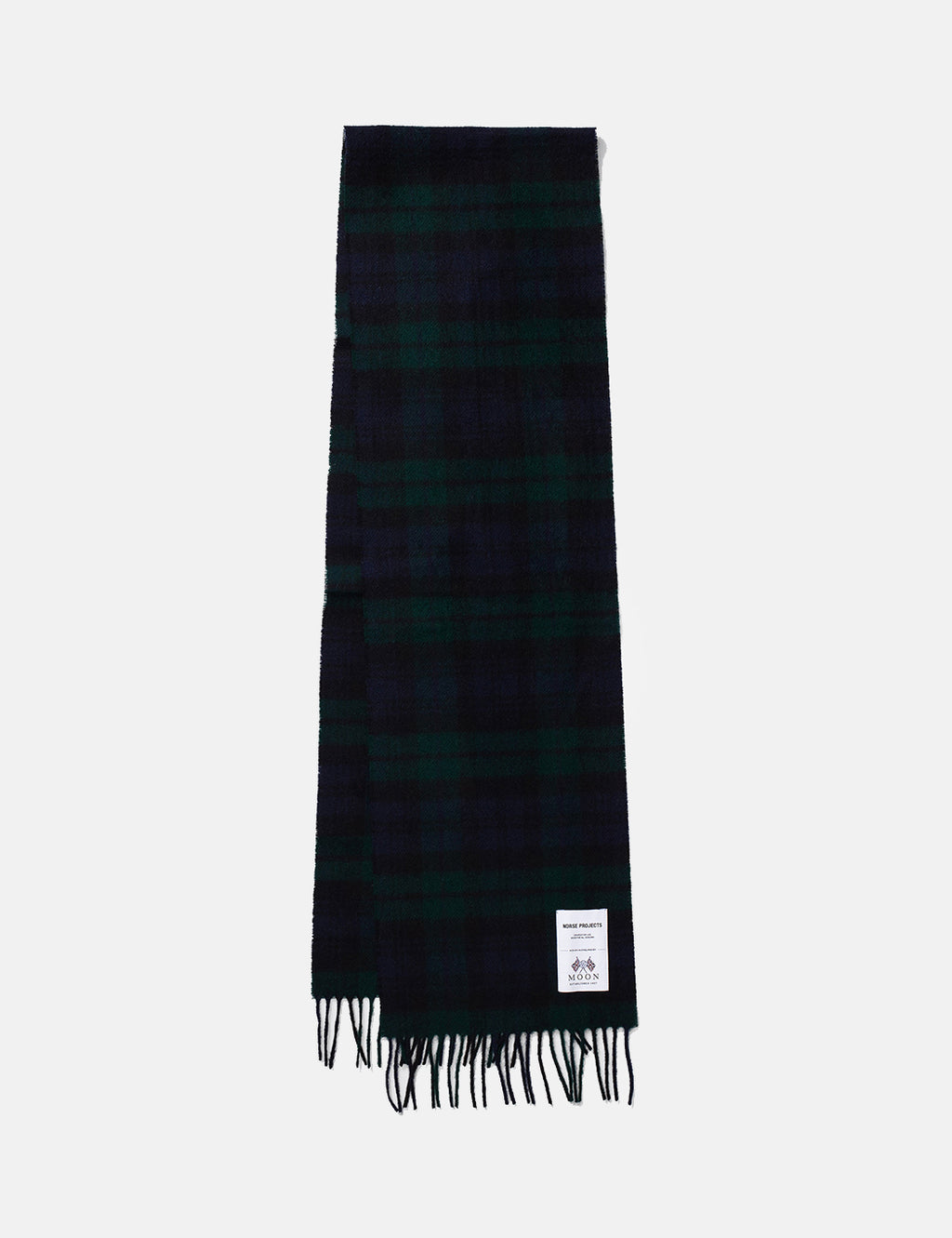 URBAN Black Checked I Moon EXCESS – Lambswool Scarf UE. - Watch Norse Projects