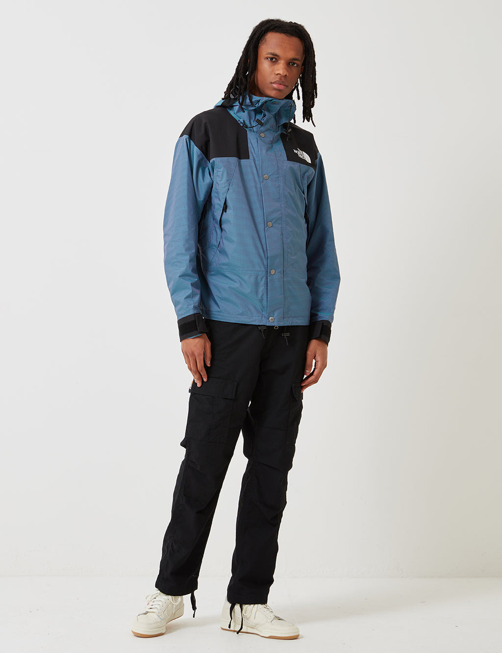 North Face 1990 Mountain Jacket - Iridescent Blue | URBAN EXCESS.
