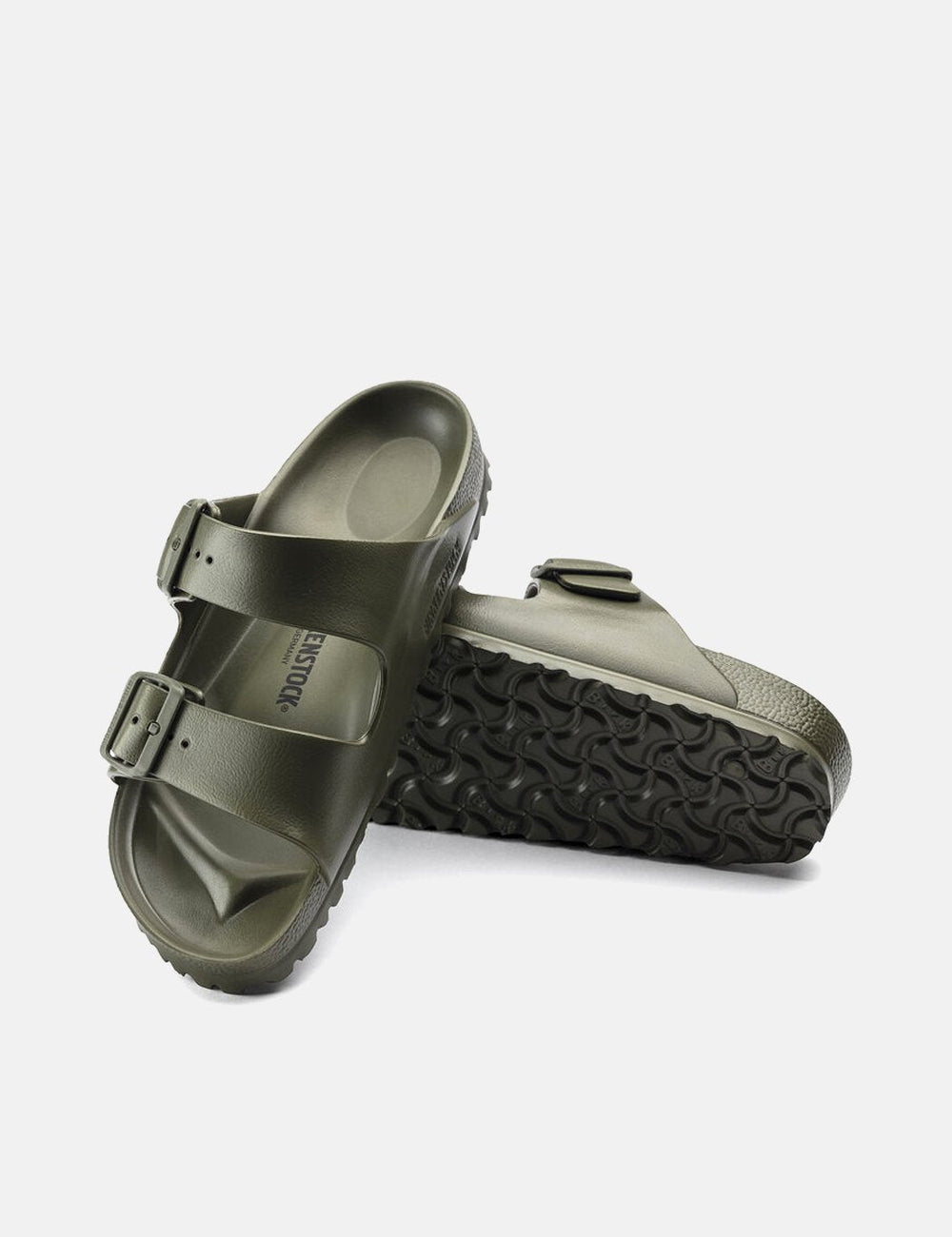 Olive green rubber birkenstocks online