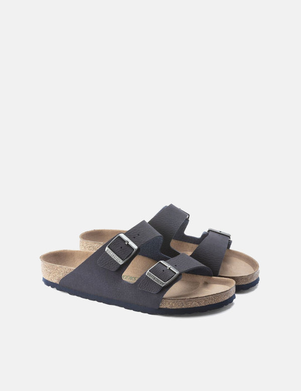 Birkenstock Arizona Vegan Sandals (Regular) - Indigo Blue