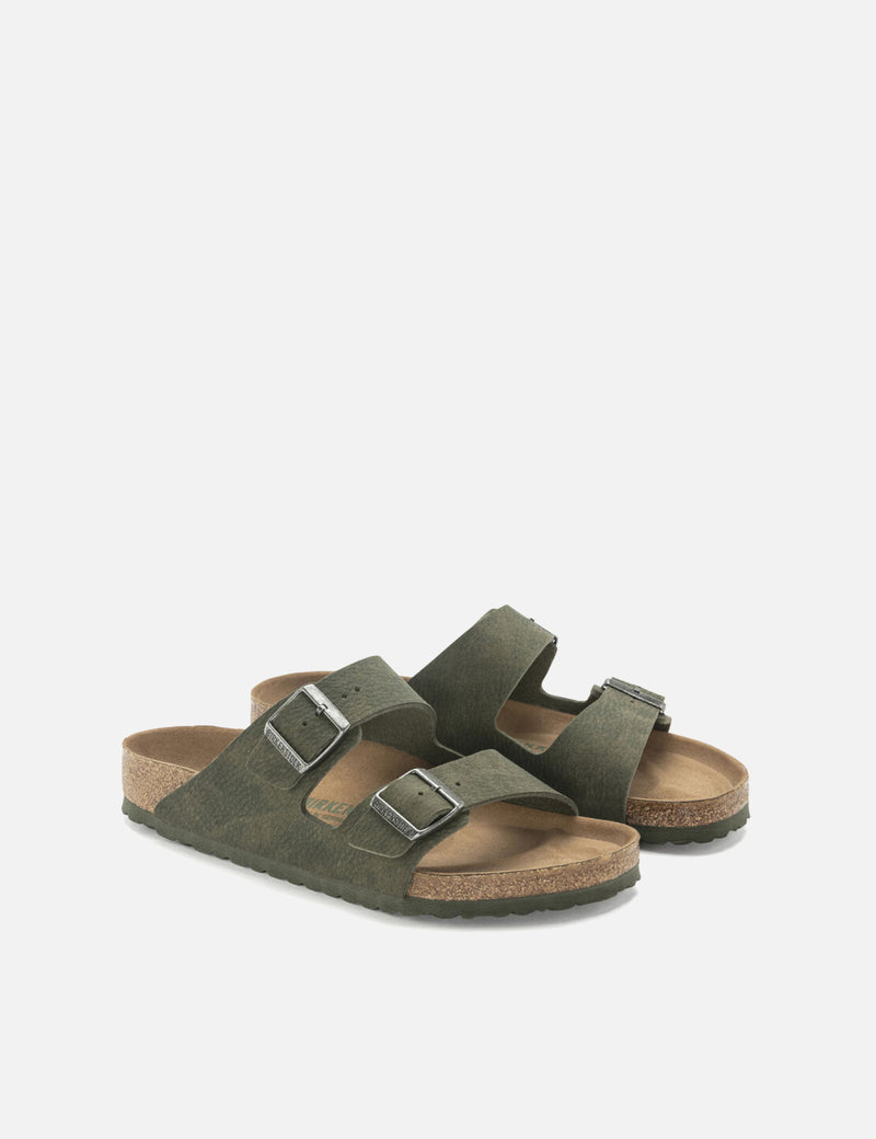 Birkenstock Arizona Vegan Sandals (Regular) - Thyme Green