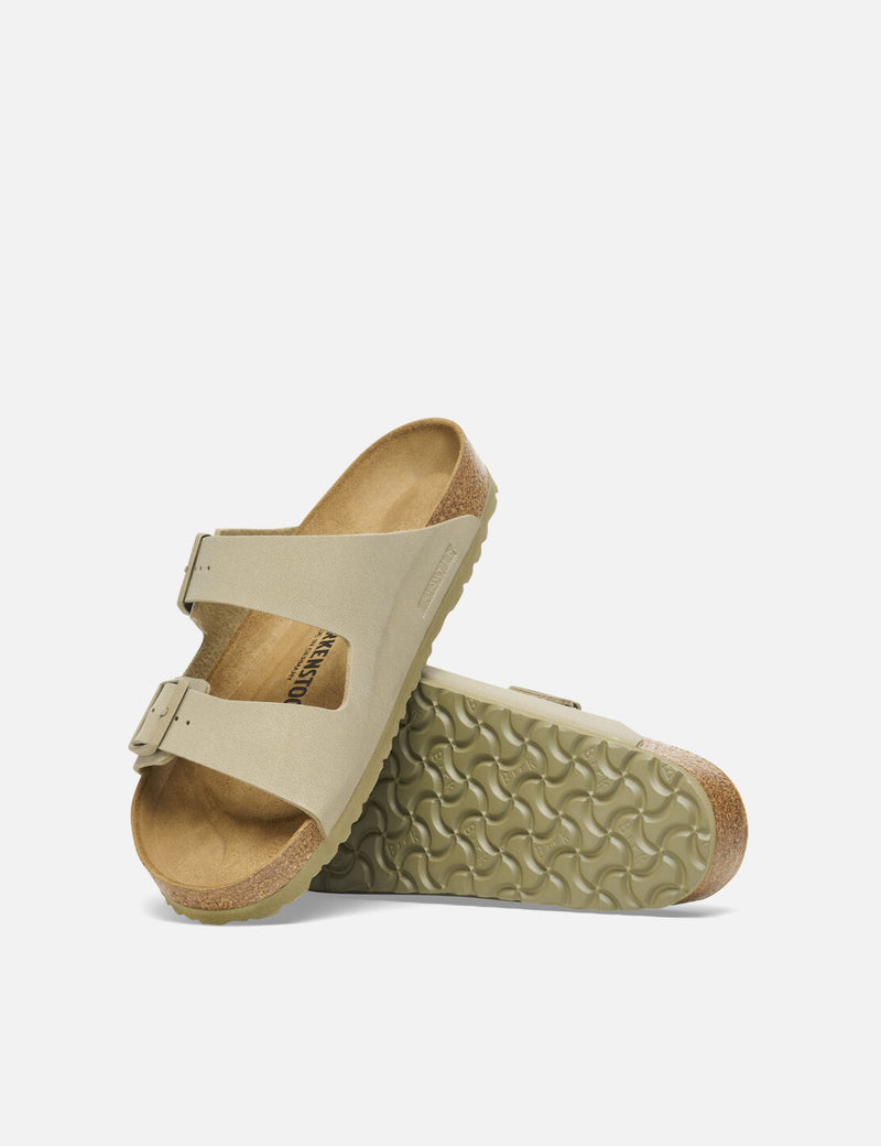 Birkenstock Women's Arizona Sandals Birko-flor (Narrow) - Faded Khaki