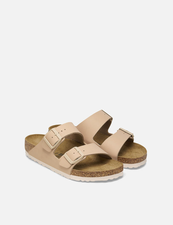 Birkenstock Women's Arizona Sandals Birko-flor (Narrow) - New Beige