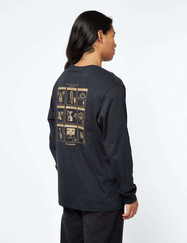 Columbia Explorers Canyon Long Sleeve T-Shirt - Black