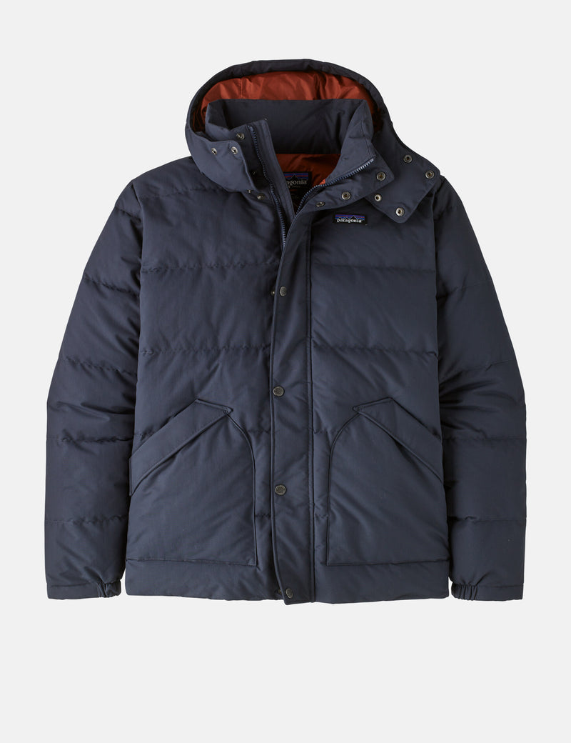 Patagonia Downdrift Jacket - Smolder Blue w/Burnished Red