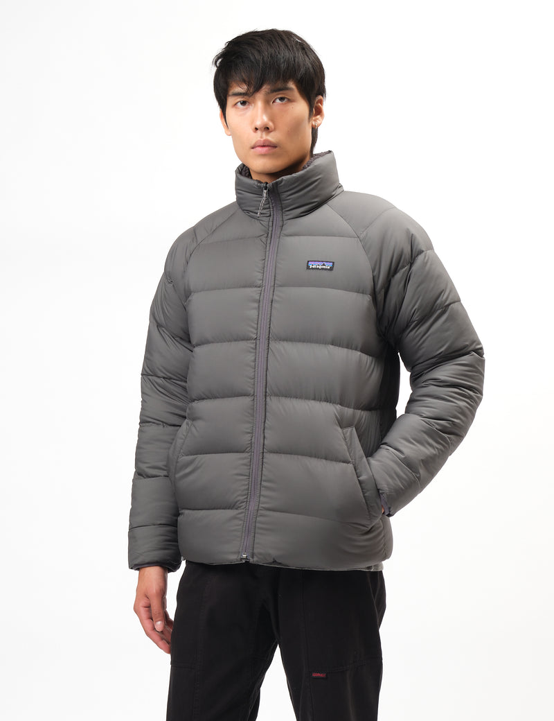 Patagonia Reversible Silent Down Jacket Forge Grey