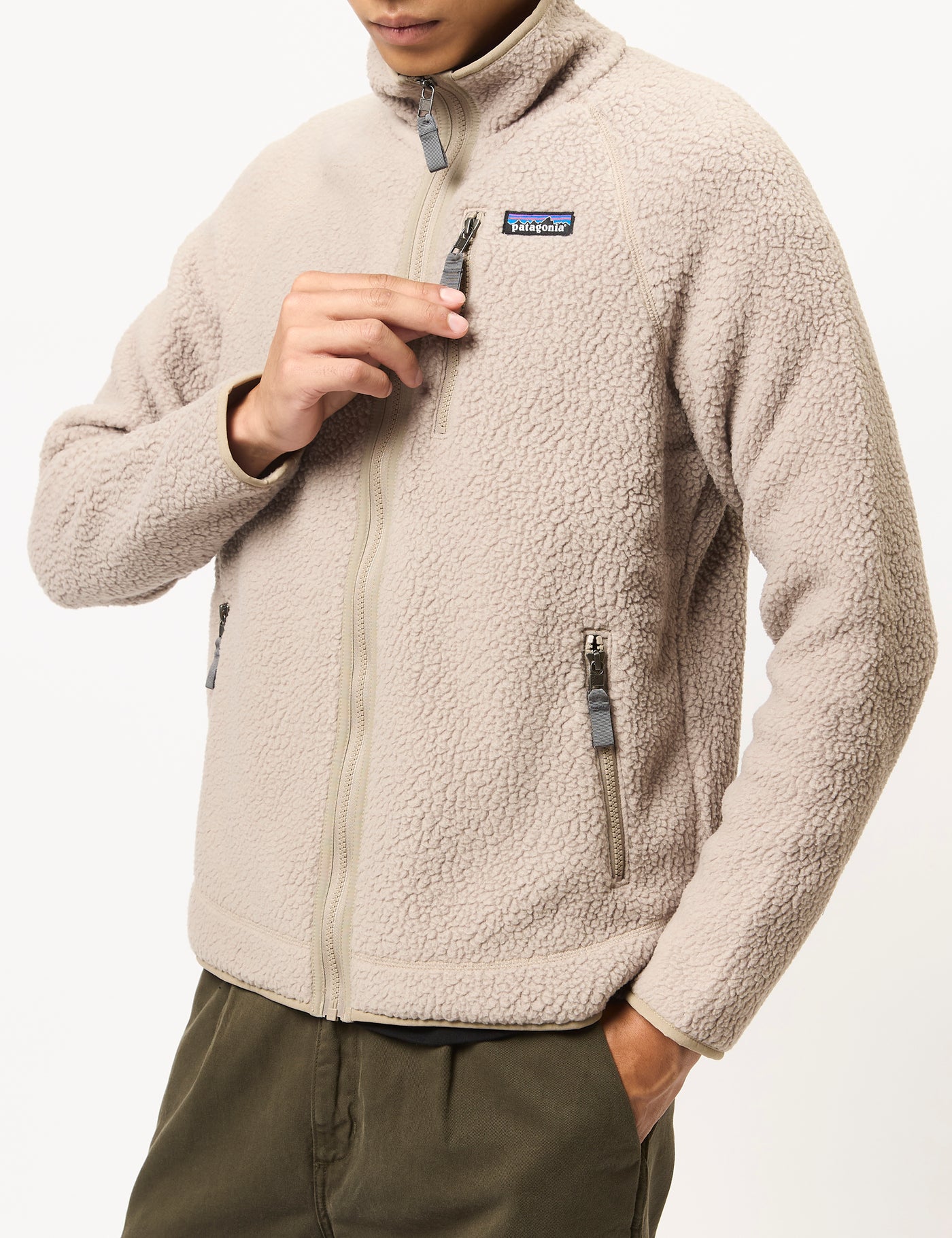 Patagonia retro pile fleece grey online