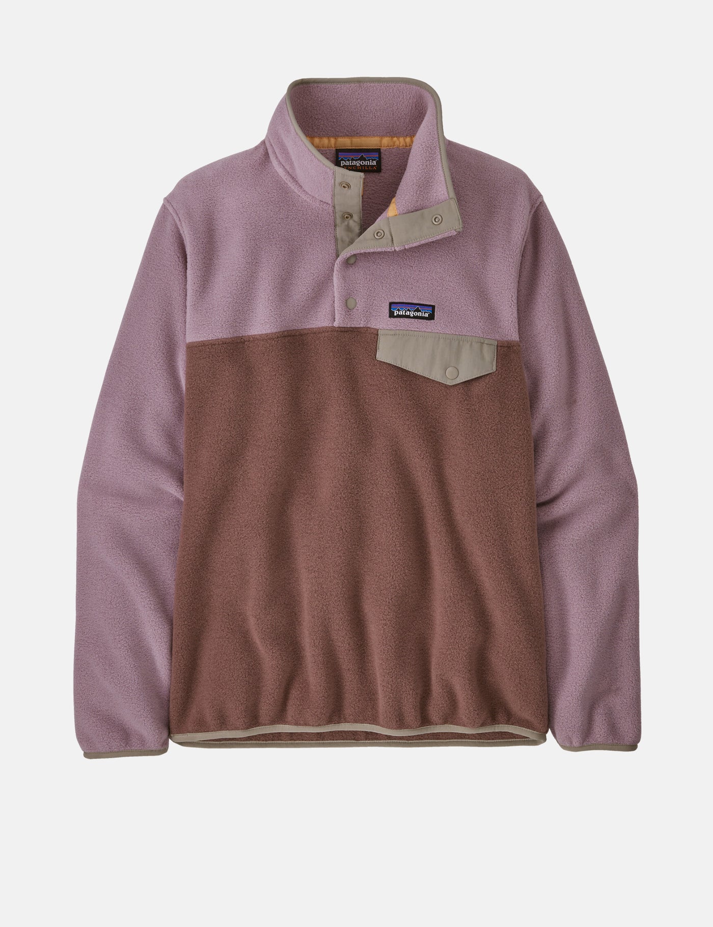 Patagonia Purple Snap offers T Snychilla Retool Fleece Pullover Guatemalan Tango