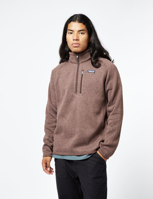 Patagonia Better Sweater 1/4 Zip Fleece - Dusky Brown