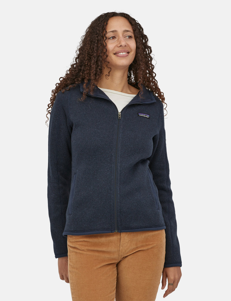 Patagonia Women's Better Sweater Hoody - New Navy Blue