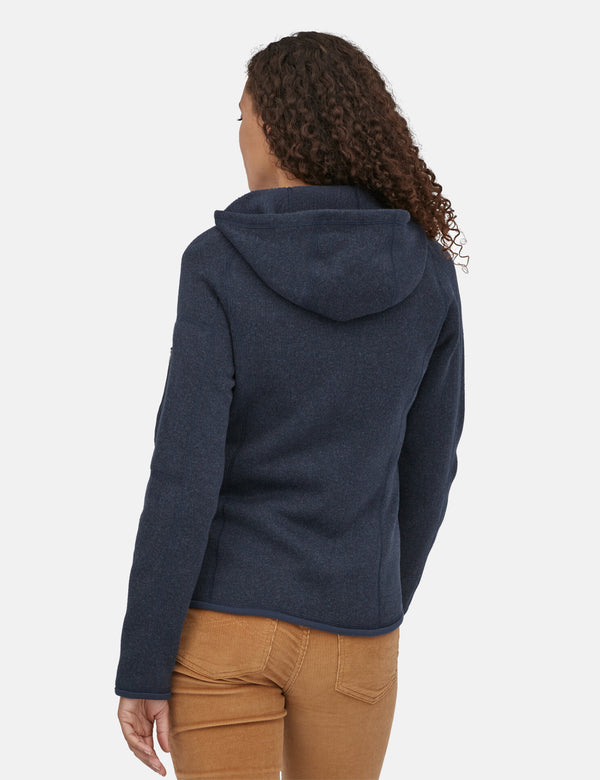 Patagonia Women's Better Sweater Hoody - New Navy Blue