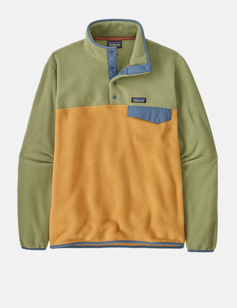 Patagonia Lightweight Synch Snap-T Fleece Pullover - Pufferfish Gold