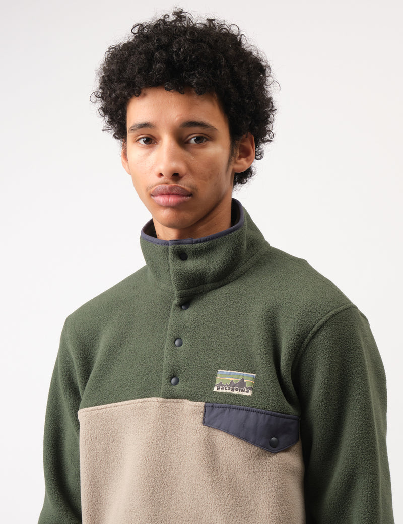 Patagonia LW Synch Fleece Snap-T Pullover - Seabird Grey