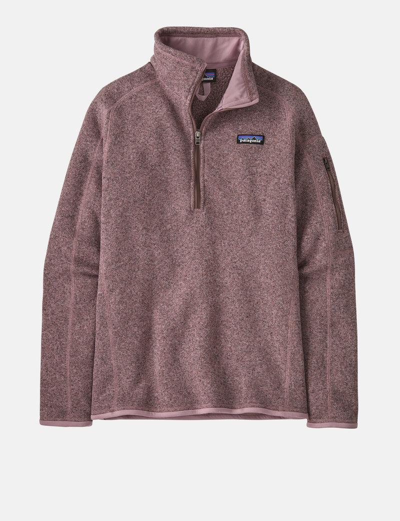 Patagonia Women's 1/4 Zip  Better Sweater - Stormy Mauve