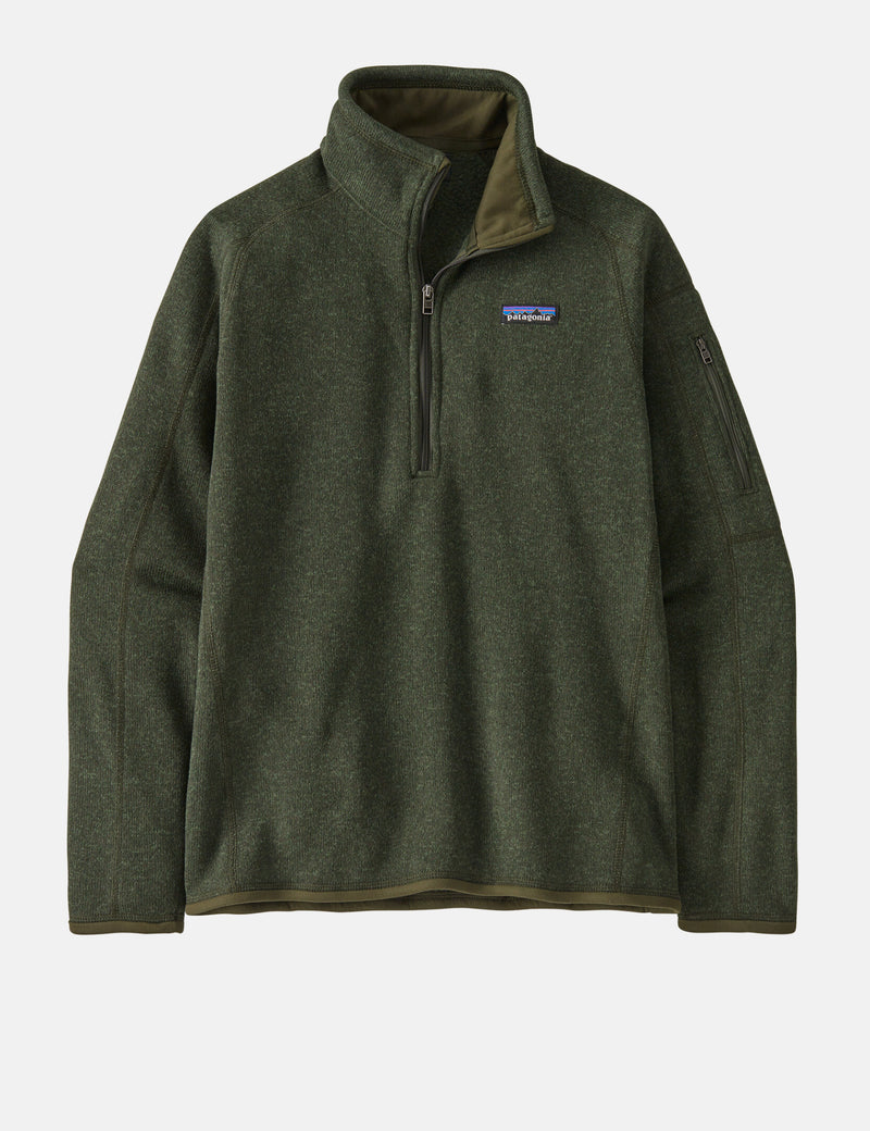 Patagonia Women's 1/4 Zip  Better Sweater - Torrey Pine Green