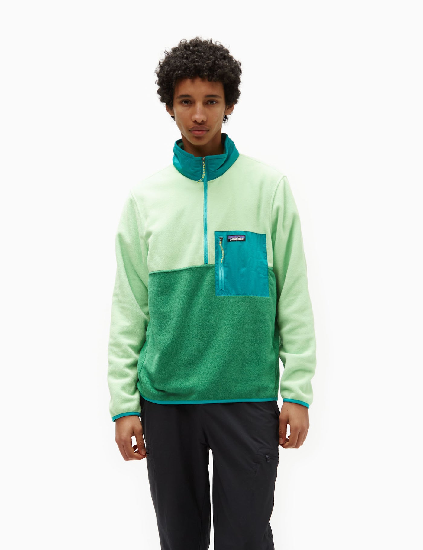 Patagonia Microdini 1 2 Zip Fleece Gather Green Urban Excess. URBAN EXCESS