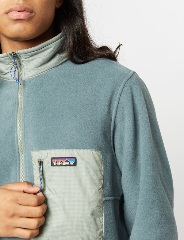 Patagonia Microdini 1/2 Zip Fleece - Nouveau Green