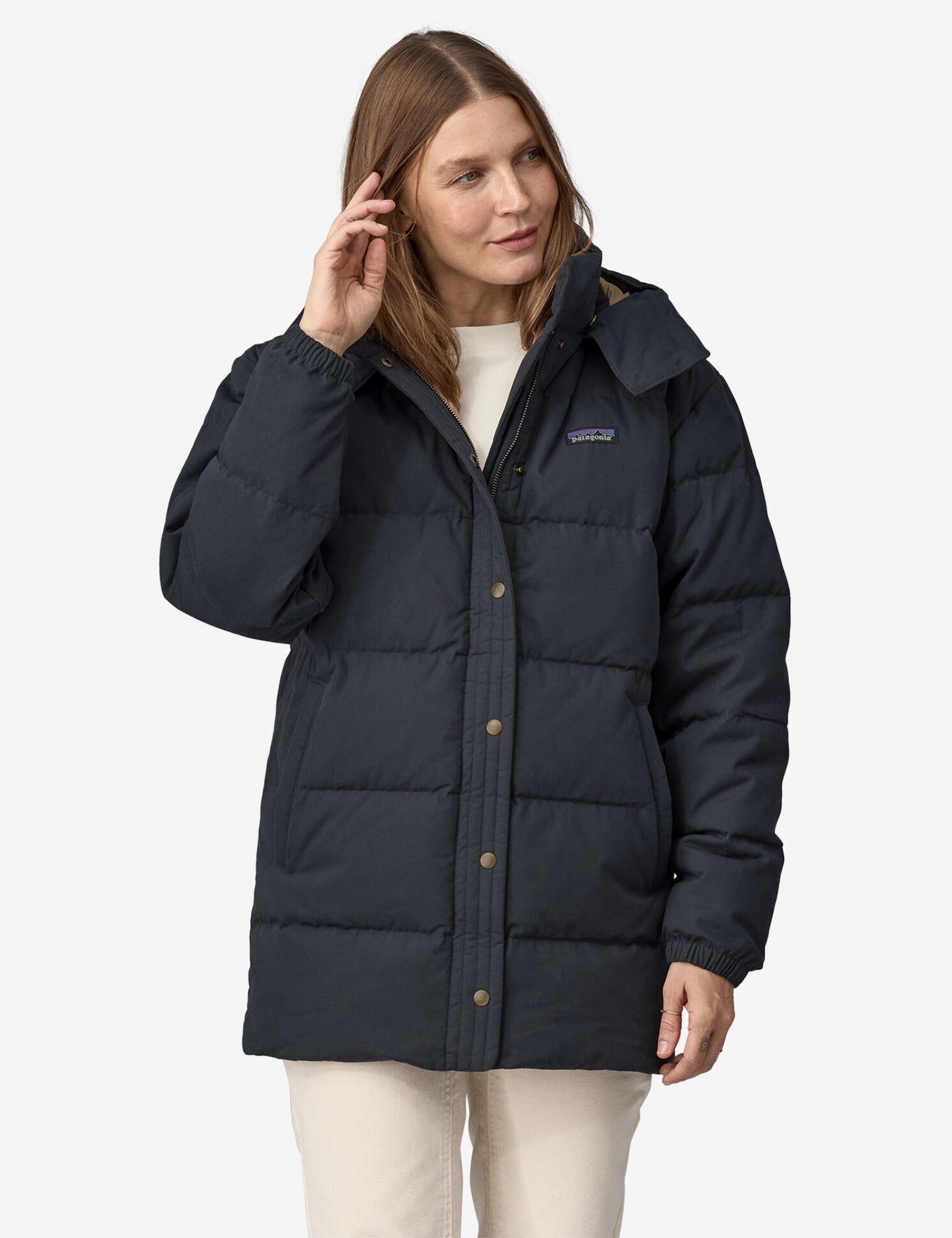 Patagonia women's down with it parka black online