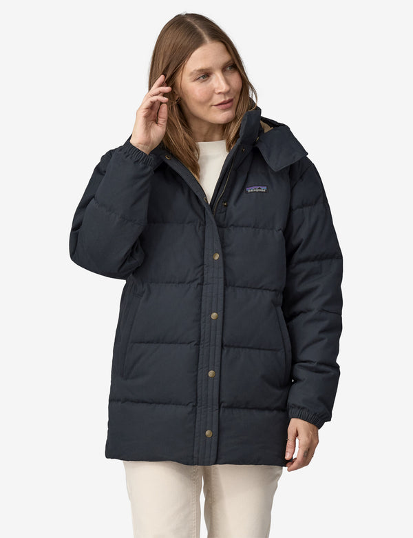 Patagonia Women's Cotton Down Parka - Pitch Blue