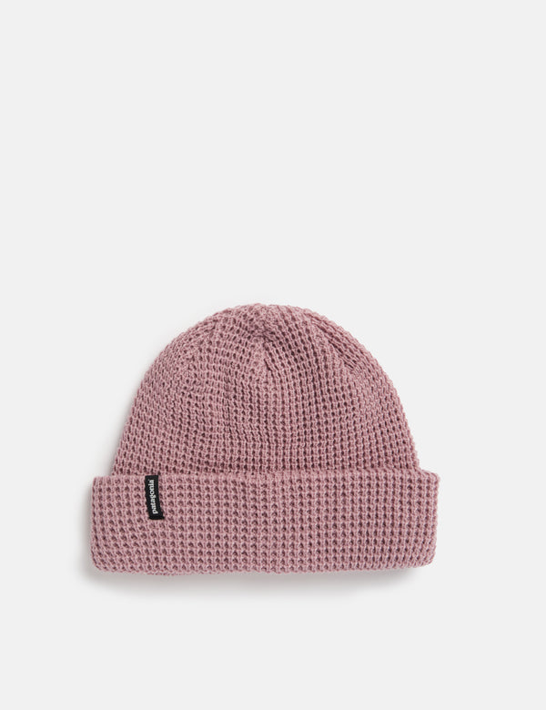 Patagonia Snowdrifter Beanie Hat - Stormy Mauve