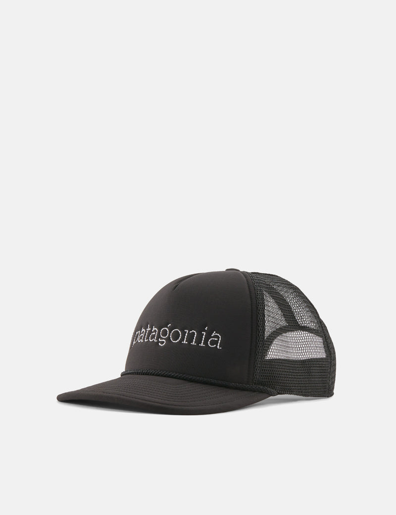 Patagonia Broadcaster Strata Text Cap - Black