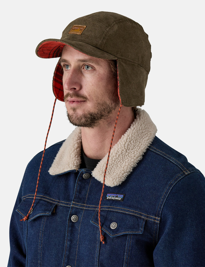 Patagonia Range Earflap Cap - Dark Walnut