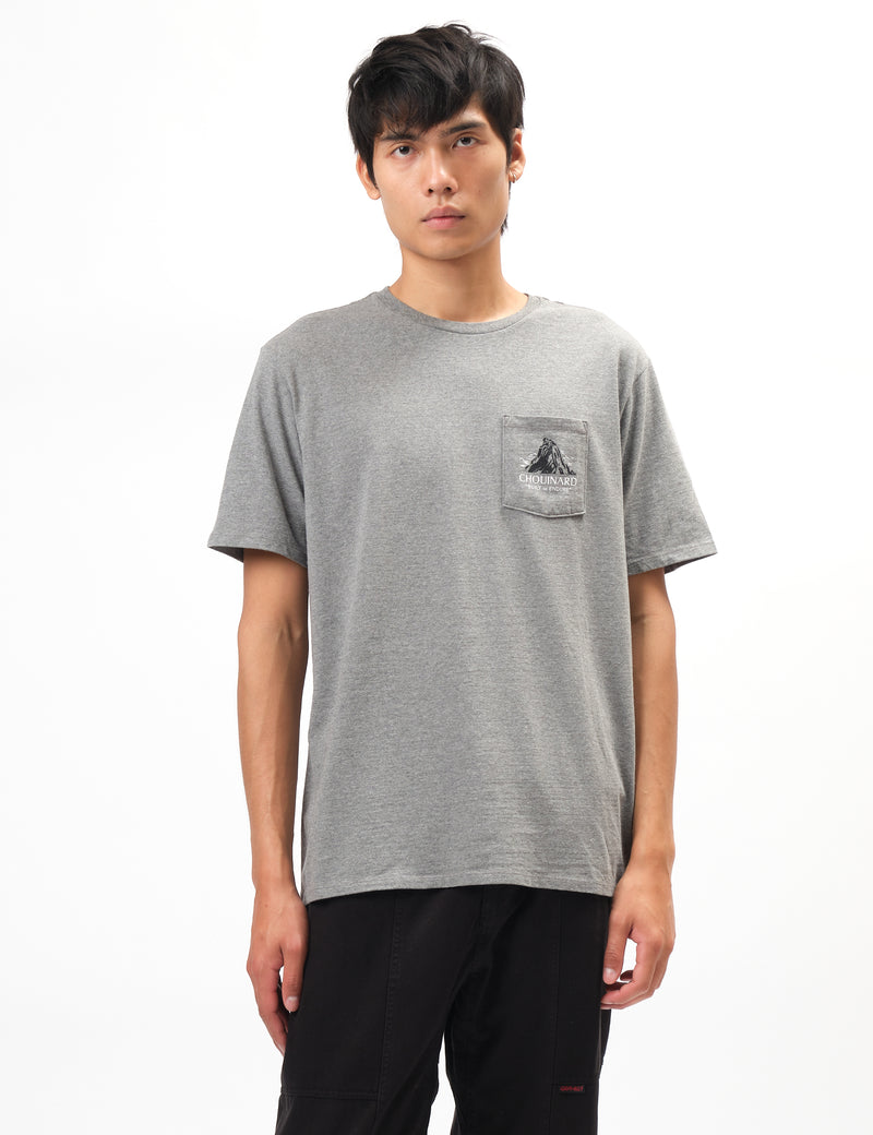 Patagonia Chouinard Crest Pocket Responsibili-Tee T-Shirt - Gravel