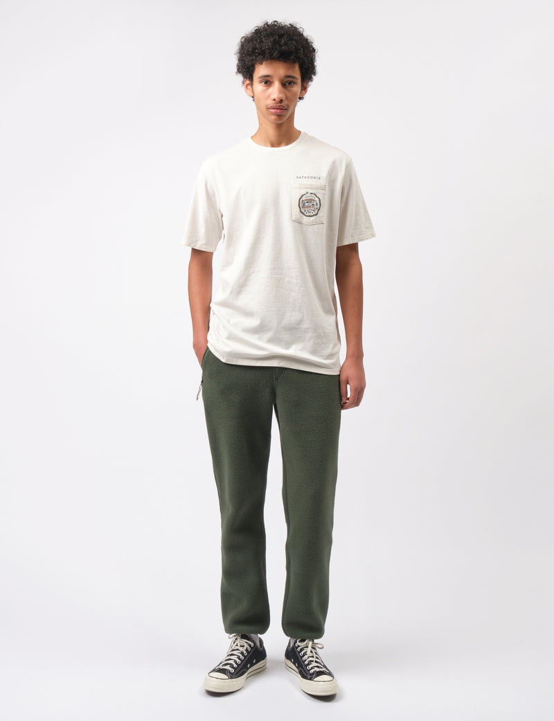 Patagonia Commontrail Pocket Responsibili-Tee T-Shirt - Birch White