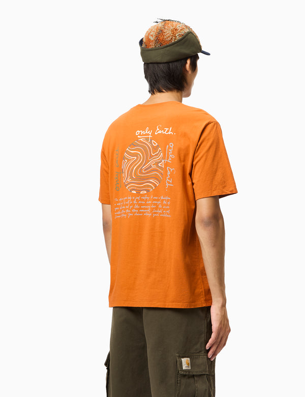 Patagonia CTA Earth Currents Organic T-Shirt - Redtail Rust